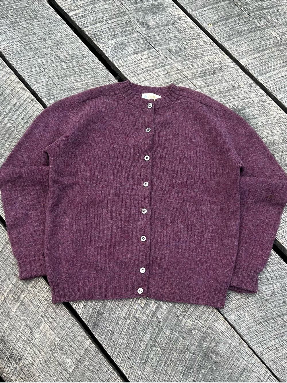 Vintage 70s John Meyer Wool Cardigan